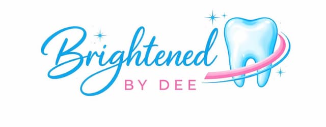 Brightened By Dee London cosmetic teeth brightening logo