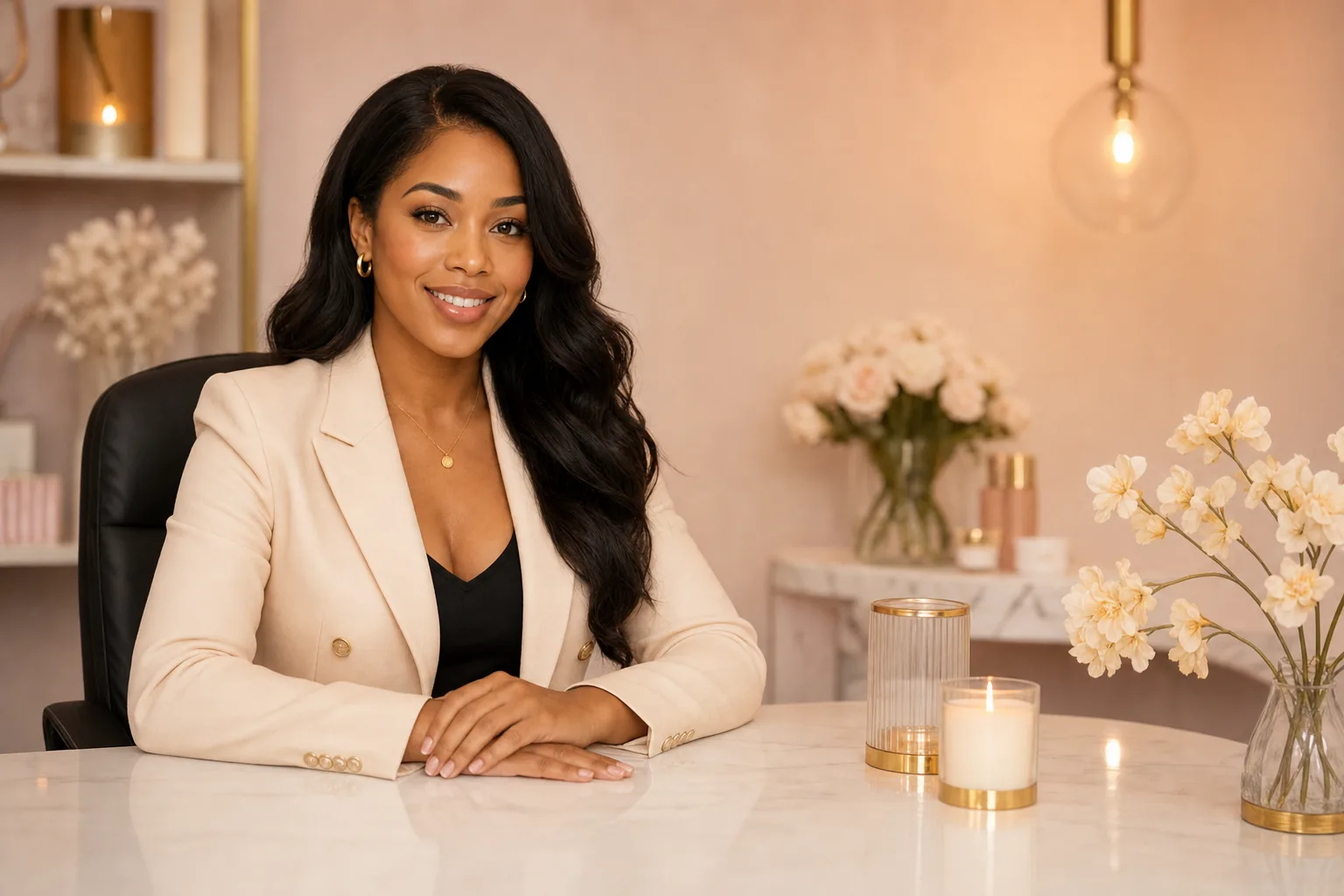 Dee from Brightened By Dee London cosmetic teeth brightening provider